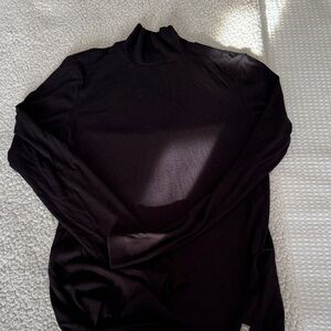 Black Turtleneck Top